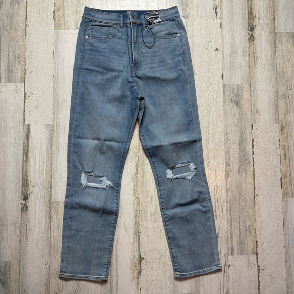 NWT Express Slim Super High Rise Jeans Size 8 - Picture 2 of 6